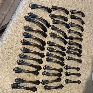 Set of Bronze Cabinet Handles